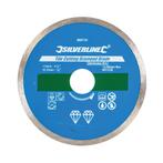 Silverline Diamant tegel snijschijf - Gesloten velg - Ø 1.., Doe-het-zelf en Verbouw, Gereedschap | Slijpmachines, Ophalen of Verzenden