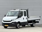 Iveco Daily 40C17D 3.0 Dubbele cabine openlaadbak Trekhaak, Auto's, Bestelauto's, Euro 5, Stof, Gebruikt, Elektrische ramen