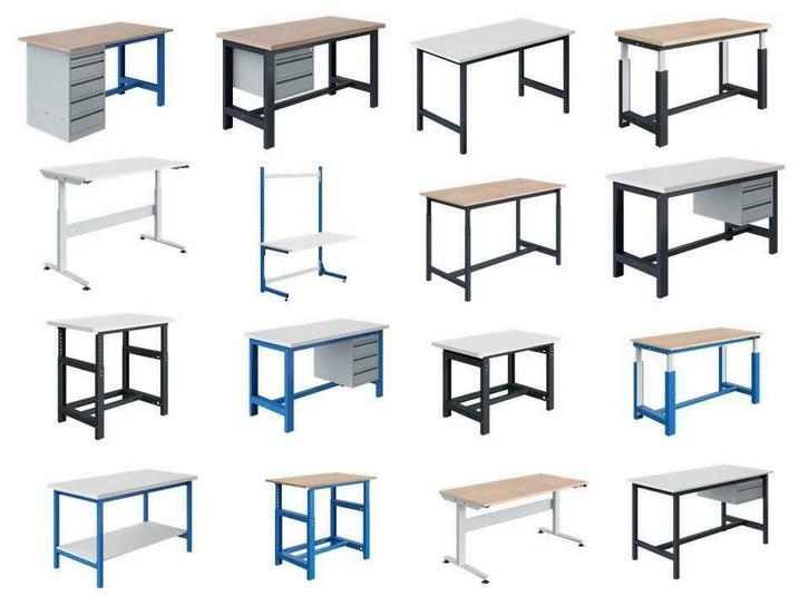 Ergonomische Werktafels Werkbanken GECERTIFEERDE Hoogwaardig, Zakelijke goederen, Kantoor en Winkelinrichting | Kantoormeubilair en Inrichting