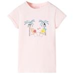 vidaXL Kindershirt 104 zachtroze, Verzenden, Nieuw