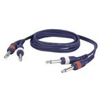 DAP FL226 2x Mono Jack - 2x Mono Jack kabel 6m, Muziek en Instrumenten, Kabels en Stekkers, Verzenden, Nieuw