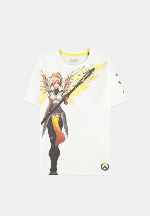 Difuzed Overwatch Mercy Print T-Shirt Wit-Maat M (Diversen), Kleding | Heren, Overige Herenkleding, Nieuw, Ophalen of Verzenden