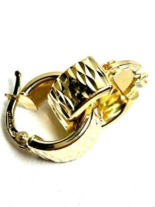 Hoepel oorbellen - 18 karaat Geel goud, Sieraden, Tassen en Uiterlijk, Antieke sieraden
