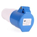 Benson 3-polige CEE koppeling - 16A - spatwaterdicht - bl..., Ophalen of Verzenden, Nieuw