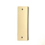 Leren label ecru, Ophalen of Verzenden, Nieuw