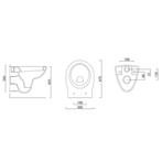 Plieger Wandtoiletpack Diepspoel met Soft close Toiletbril, Ophalen of Verzenden, Nieuw