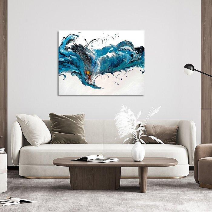 Jasmin Navoyan - SURFER / WAVES series. Surfing, Antiek en Kunst, Kunst | Schilderijen | Modern