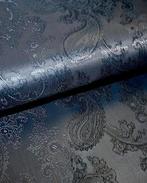 Luxe Jacquard Voering Indigo, Hobby en Vrije tijd, Stoffen en Lappen, Nieuw, Overige kleuren