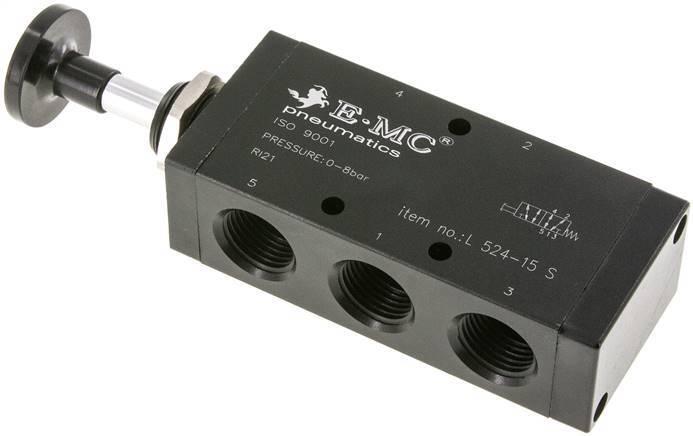 5/2 G1/2 Axiale Handbediende Hefboom Ventiel, Doe-het-zelf en Verbouw, Gereedschap | Machine-onderdelen en Toebehoren, Nieuw, Verzenden