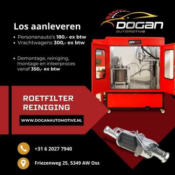 Roetfilter Reinigen, Spoelen Flushen Personen &amp; Vrachtautos beschikbaar voor biedingen