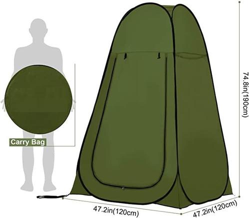 Pop-up 1-Persoons Tent - Groen - 176 x 92 x 92cm, Caravans en Kamperen, Tenten, Nieuw, Verzenden