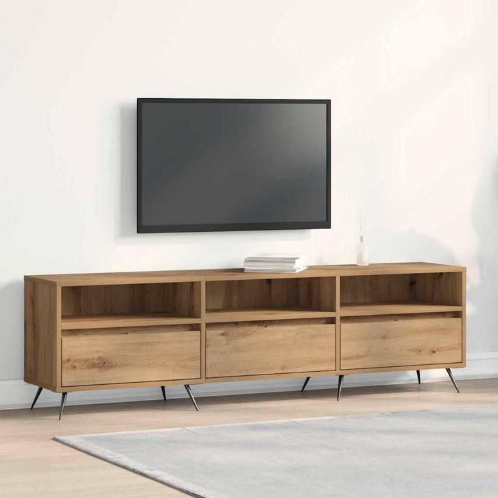 vidaXL TV-kast artisanaal eikenkleurig 150 x 30 x 44,5 cm, Huis en Inrichting, Kasten | Televisiemeubels, Nieuw, Minder dan 50 cm