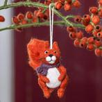 Wolvilt Hanger Eekhoorn Indian Summer - Paars - Fairtrade Ho, Ophalen of Verzenden, Nieuw