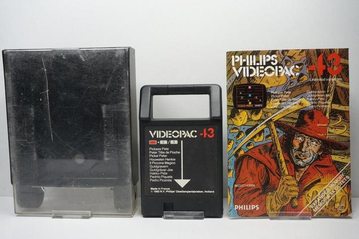 NR.43 Philips Videopac: Pickaxe Pete Morgen in huis!, Computers en Software, Vintage Computers, Ophalen of Verzenden