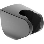 Wiesbaden Caral Wandhanddouchehouder - Kunststof - Gunmetal, Doe-het-zelf en Verbouw, Ophalen of Verzenden, Nieuw