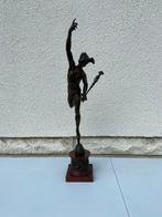 Beeld, Mercurius naar Giambologna - 82 cm - Brons, Marmer, Antiek en Kunst