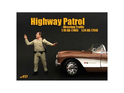 GSDCCad 00077515 1/24 Police Series Highway Patrol Figure..., Hobby en Vrije tijd, Modelbouw | Figuren en Diorama's, Nieuw, Ophalen of Verzenden