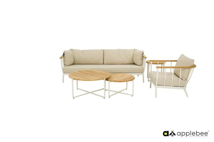 Apple Bee Condor loungeset Oyster 5-delig * Sale * |, Tuin en Terras, Tuinsets en Loungesets, Ophalen of Verzenden