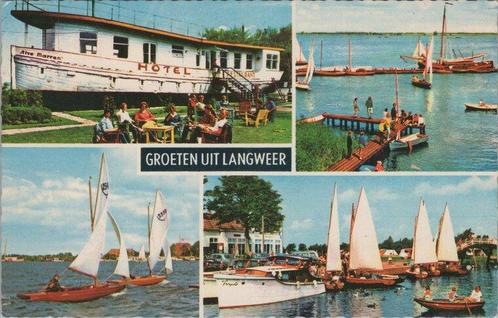 LANGWEER - Meerluik Groeten uit Langweer, Verzamelen, Ansichtkaarten | Nederland, Verzenden