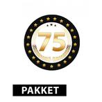 75 jaar feestartikelen pakket - 75 jaar versiering, Hobby en Vrije tijd, Feestartikelen, Ophalen of Verzenden, Nieuw