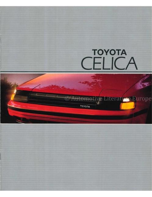 1986 TOYOTA CELICA BROCHURE NEDERLANDS, Boeken, Auto's | Folders en Tijdschriften, Toyota