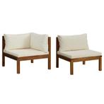Luxe Acaciahouten Bankstel (2-delig) - Tweedekansje - Tui..., Tuin en Terras, Tuinsets en Loungesets, Nieuw, Ophalen of Verzenden