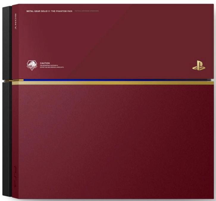 Sony PlayStation 4 500GB Limited Edition-MGS V Phantom Pain, Spelcomputers en Games, Spelcomputers | Sony PlayStation 4, Zo goed als nieuw
