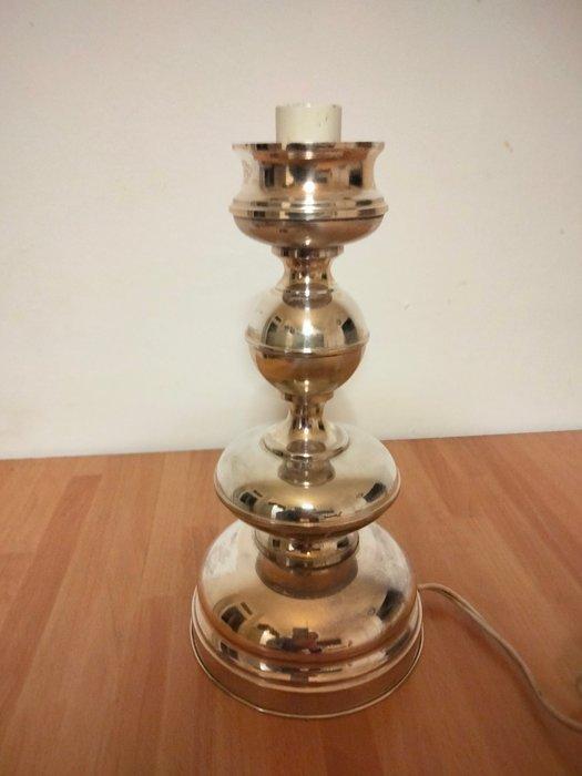 Tafellamp - argento 800 en cristallo molato - Zilveren lamp, Antiek en Kunst, Antiek | Goud en Zilver