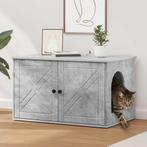 vidaXL Kattenhuis Beton 85 x 55 x 50 cm Bewerkt hout, Dieren en Toebehoren, Verzenden, Nieuw