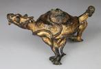 Chimere Tortue-Dragon - Brons, Verguld - China - Qing - 17e, Antiek en Kunst