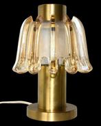 Doria - Tafellamp - Glas, Messing, Metaal - H 21 cm