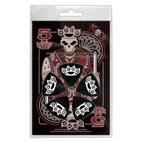 Five Finger Death Punch - Knuckle Crown - Plectrum - Tri-Tip, Verzamelen, Muziek, Artiesten en Beroemdheden, Gebruiksvoorwerp