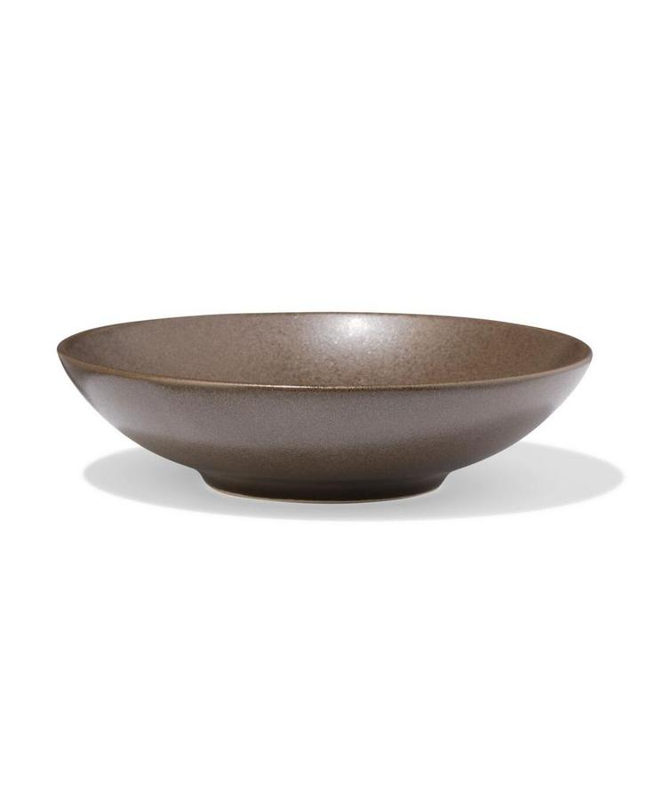 HEMA Lage schaal Ø15cm PUUR reactief glazuur donkerbruin, Huis en Inrichting, Keuken | Keukenbenodigdheden, Nieuw, Verzenden