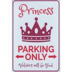Wandbord -  Parking Only Princess