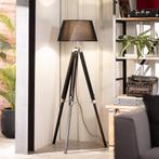 ACTIE: Driepoot vloerlamp Stan modern E27 fitting 144cm FOIR, Huis en Inrichting, Lampen | Vloerlampen, Nieuw, Verzenden