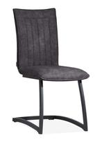 Eetkamerstoel Amara - eetkamerstoelen - Antraciet, Huis en Inrichting, Stoelen, Nieuw, Grijs, Overige materialen