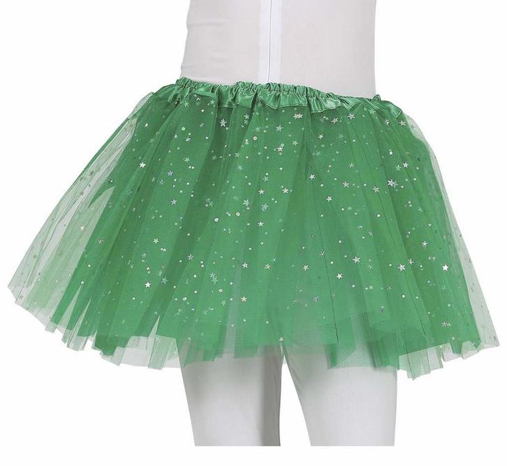 Groene Tutu Sterren 30cm, Hobby en Vrije tijd, Feestartikelen, Nieuw, Verzenden