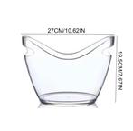 Transparante IJsemmer 4L Wijn en Champagne Koeler metHandvat, Verzenden, Nieuw