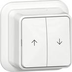 Gira jaloeziedrukcontact opbouw wit - 315811, Ophalen of Verzenden, Nieuw