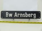 Lokschild BW Arnsberg (Spoorwegen 1:1), Verzamelen, Spoorwegen en Tramwegen, Ophalen of Verzenden, Gebruikt, Overige typen