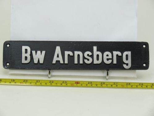 Lokschild BW Arnsberg (Spoorwegen 1:1), Verzamelen, Spoorwegen en Tramwegen, Overige typen, Gebruikt, Ophalen of Verzenden