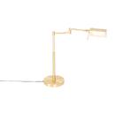 Design tafellamp goud incl. LED met touch dimmer - Notia, Nieuw, Overige materialen, Modern, 50 tot 75 cm