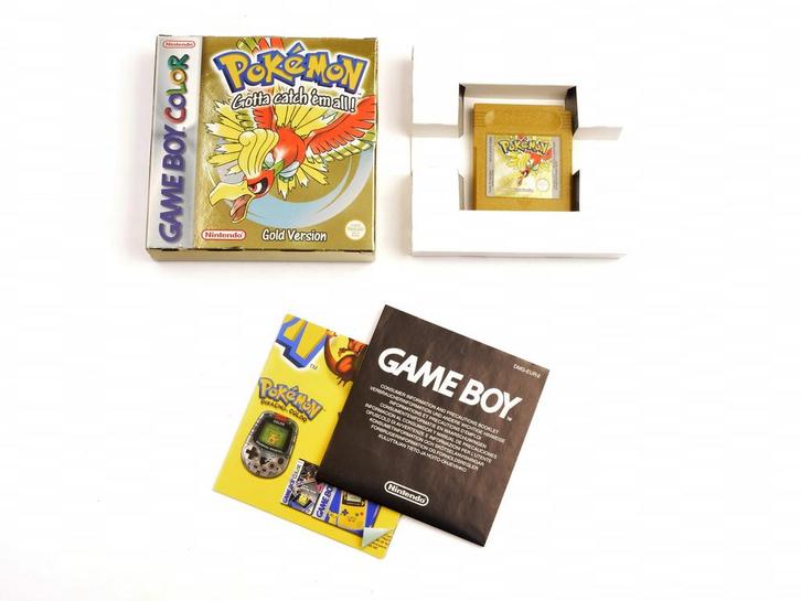Pokemon Gold (No Manual) [Gameboy Color], Spelcomputers en Games, Games | Nintendo Game Boy, Zo goed als nieuw, Ophalen of Verzenden