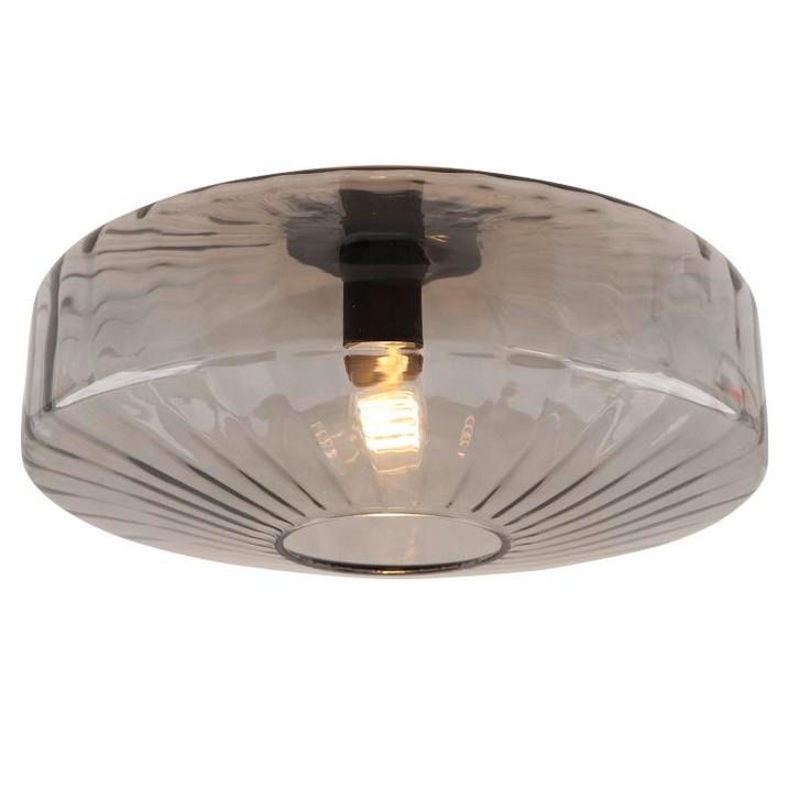 Design plafondlamp grijs, Sevda, Huis en Inrichting, Lampen | Plafondlampen, Nieuw, Glas, Ophalen of Verzenden