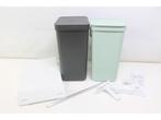 Brabantia Sort & Go Inbouw Prullenbak - 2 x 16 liter - Jade, Huis en Inrichting, Verzenden, Zo goed als nieuw