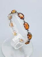 Zilver, Art Deco, Amber - Armband
