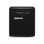 Temptech Vintage Koelkast | 45L | Retro Design | Zwart |, Witgoed en Apparatuur, Koelkasten en IJskasten, Nieuw