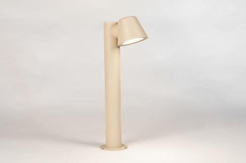 Rietveld Vloerlampen - Beige, Zand - Aluminium, Huis en Inrichting, Lampen | Vloerlampen, Verzenden