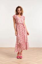 -30% Smashed Lemon  Smashed Lemon 24307 wikkelstijl maxi jur, Kleding | Dames, Jurken, Verzenden, Nieuw, Wit