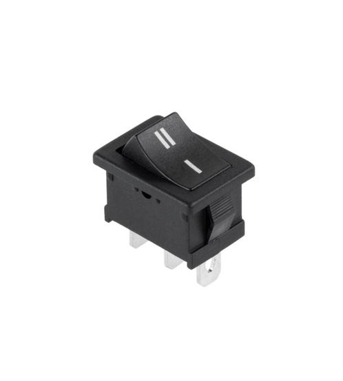 Schakelaar - ON/ON - 3A - 250V - Zwart, Doe-het-zelf en Verbouw, Elektra en Kabels, Overige typen, Nieuw, Ophalen of Verzenden
